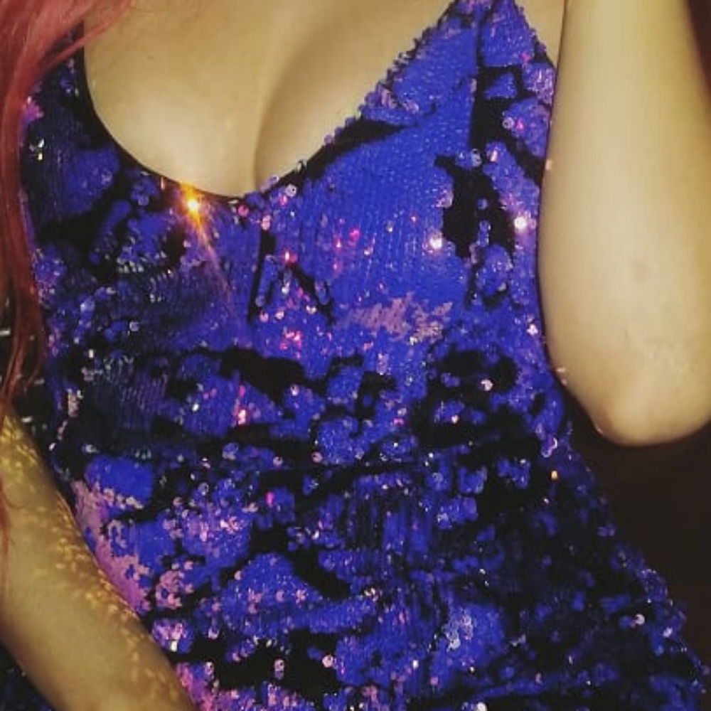Sequin Mini dress with multi color really cute - Picture 4 of 4